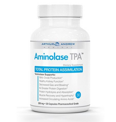 Aminolase TPA 30caps  (Arthur Andrew Medical) (protein digestive enzyme)